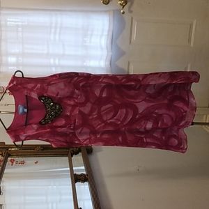 Simply Vera Vera Wang sleeveless dress purple and pink size M